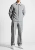 Pleated Tailored Trousers - Light Grey sold by Maniere De Voir