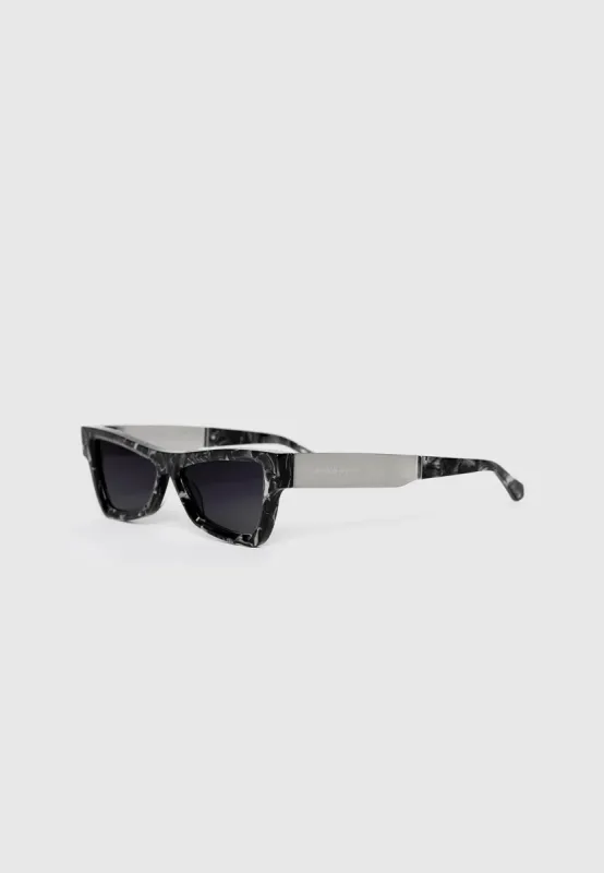 Corsica Sunglasses - Black Marble sold by Maniere De Voir