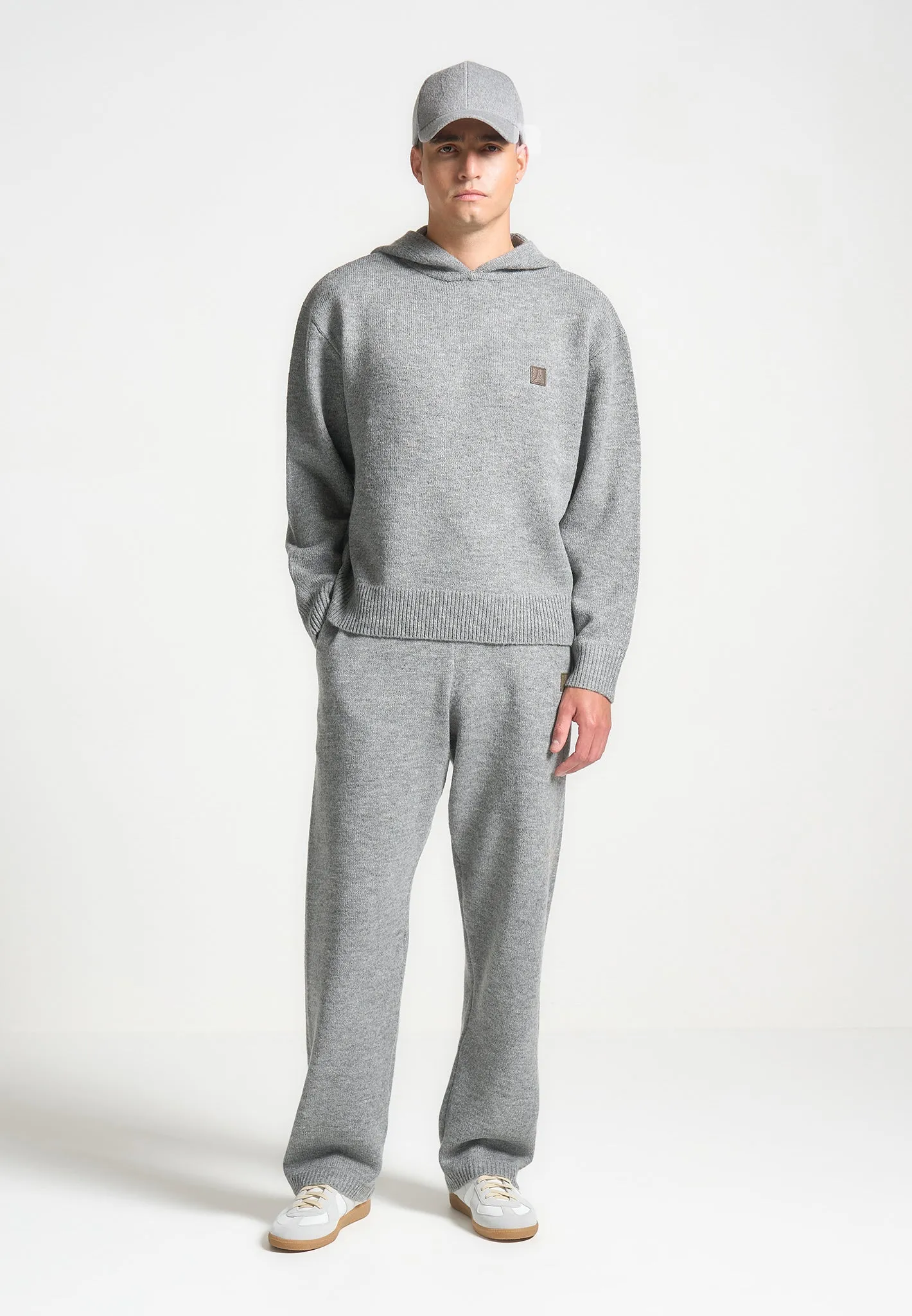Signature Mohair-Blend Hoodie - Grey sold by Maniere De Voir