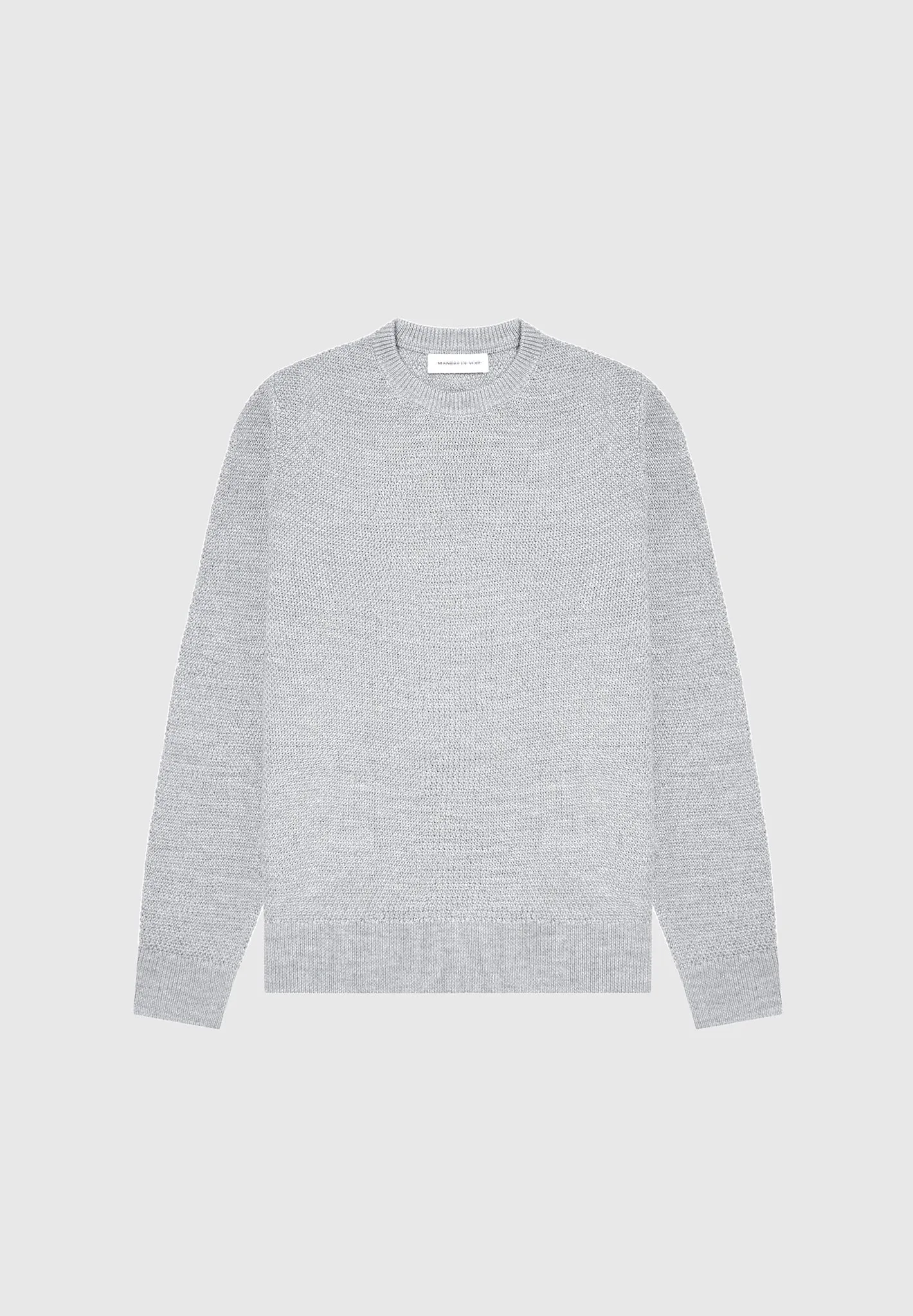 Gabin - Textured Wool Blend Jumper - Grey sold by Maniere De Voir product image thumbnail 2