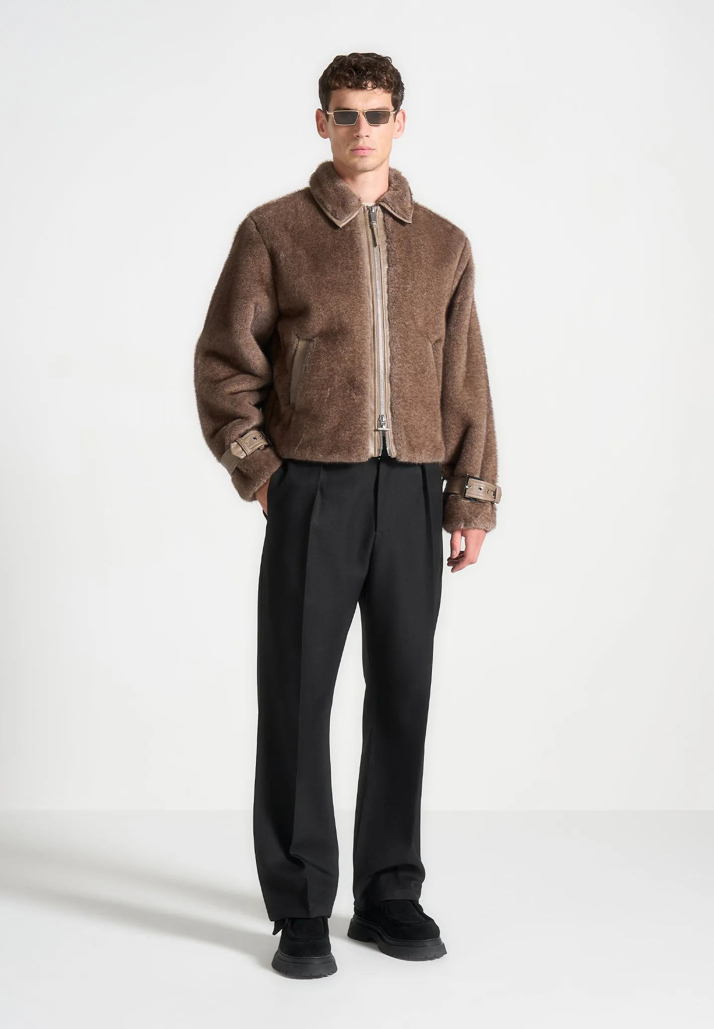 Limited Edition Fur Jacket - Brown sold by Maniere De Voir product image thumbnail 2