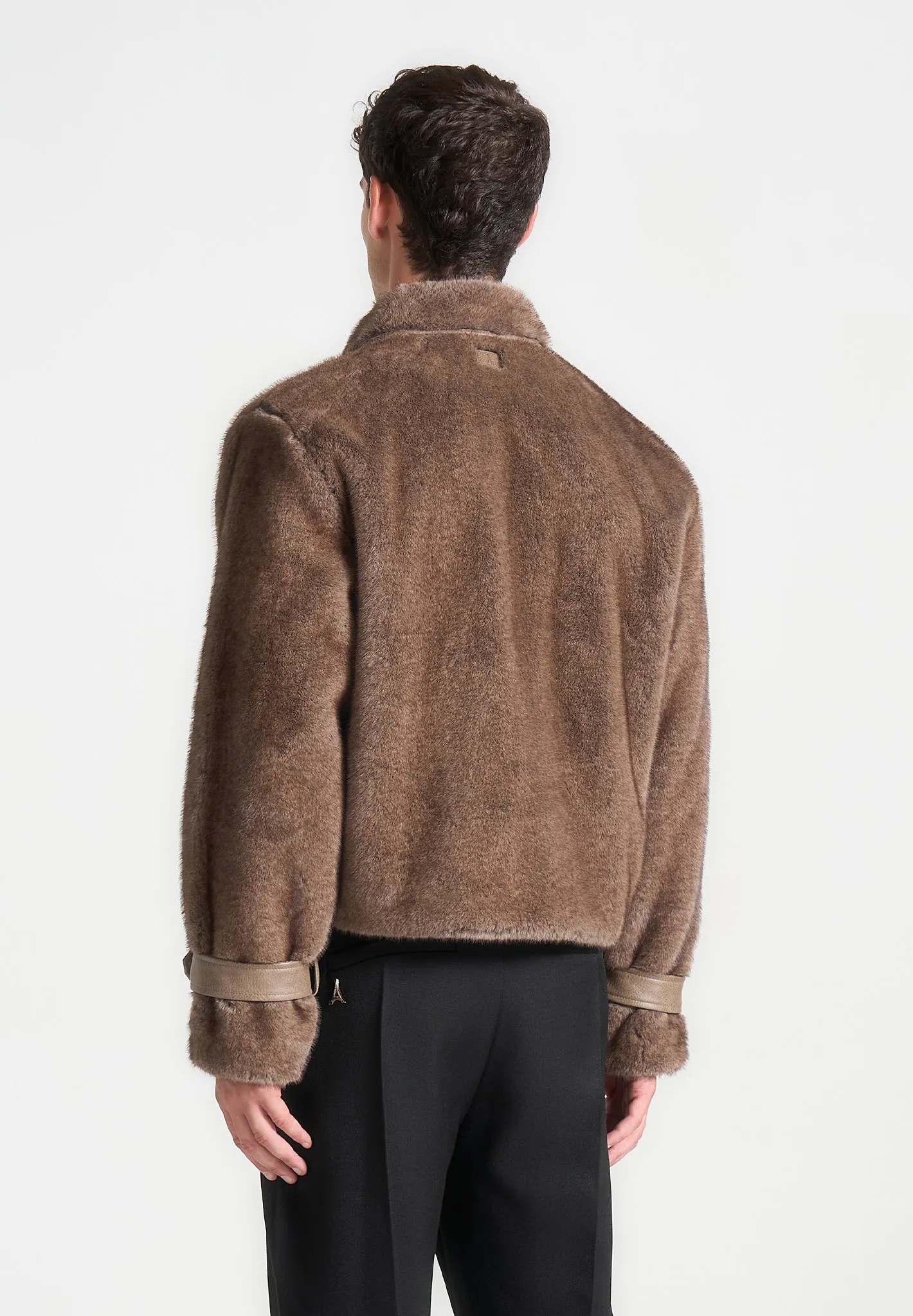 Limited Edition Fur Jacket - Brown sold by Maniere De Voir product image thumbnail 5