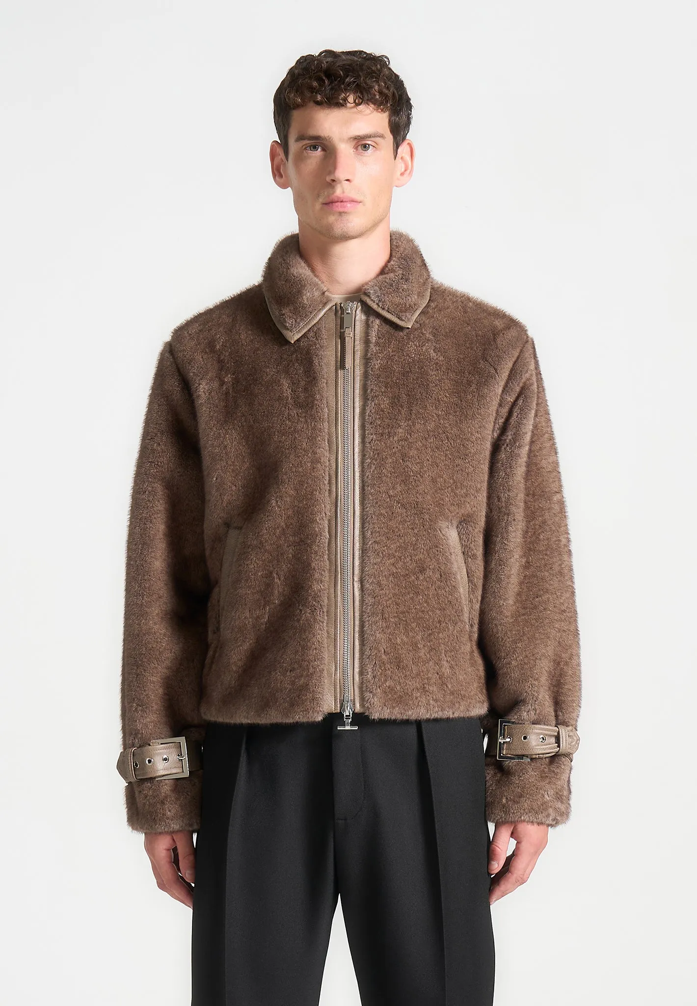 Limited Edition Fur Jacket - Brown sold by Maniere De Voir