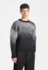 Ombré Knit Crewneck Sweater - Grey sold by Maniere De Voir