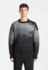Ombré Knit Crewneck Sweater - Grey sold by Maniere De Voir