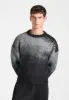 Ombré Knit Crewneck Sweater - Grey sold by Maniere De Voir