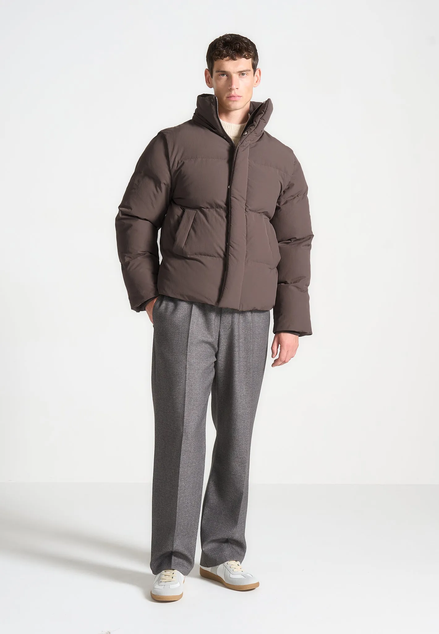 2-in-1 Puffer Jacket & Gilet - Mauve sold by Maniere De Voir product image thumbnail 5