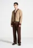 Contrast Knit Cardigan - Beige sold by Maniere De Voir