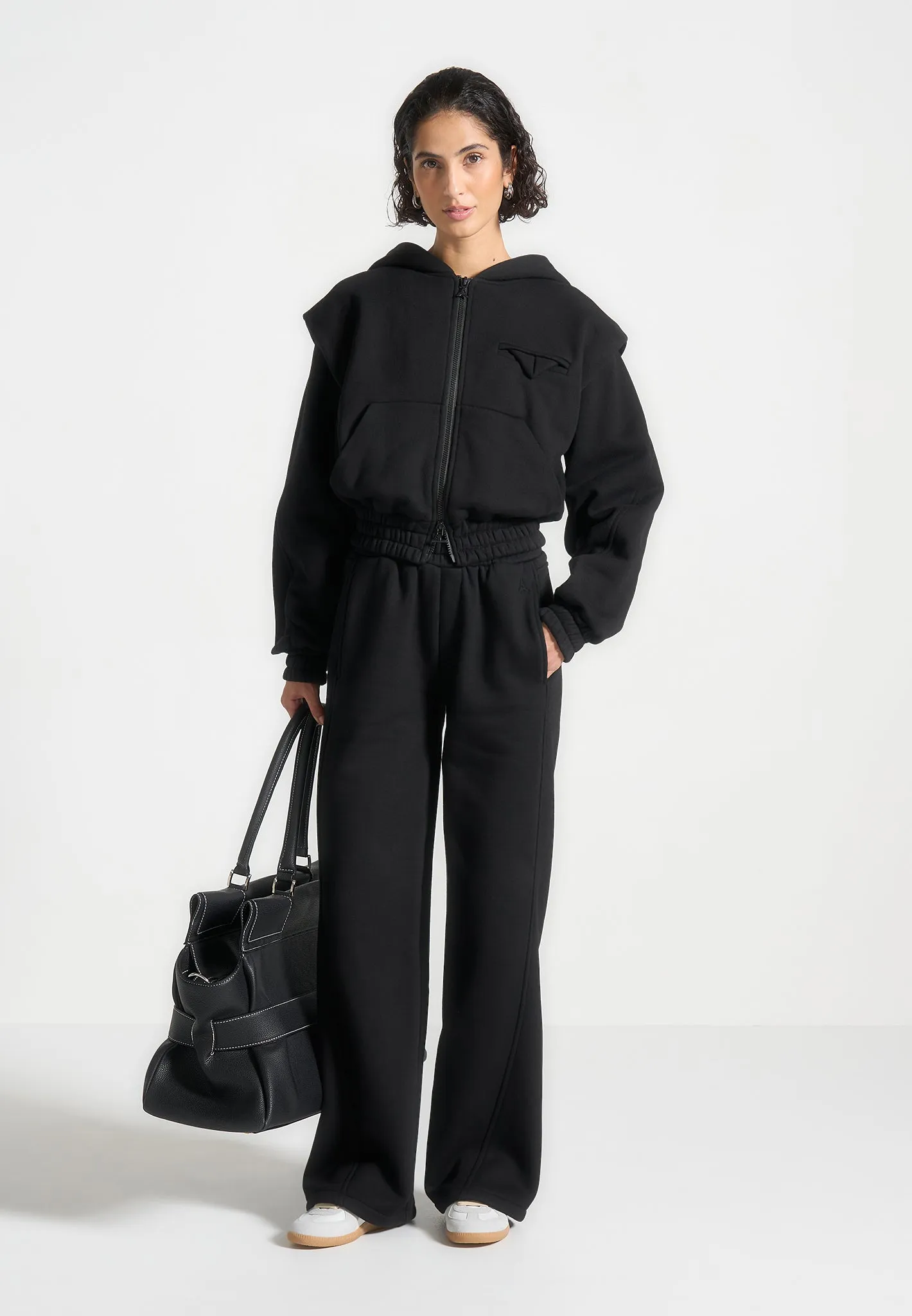 Iris - Relaxed Joggers - Black sold by Maniere De Voir