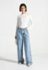 Éva - Boat Neck Bodysuit - White sold by Maniere De Voir