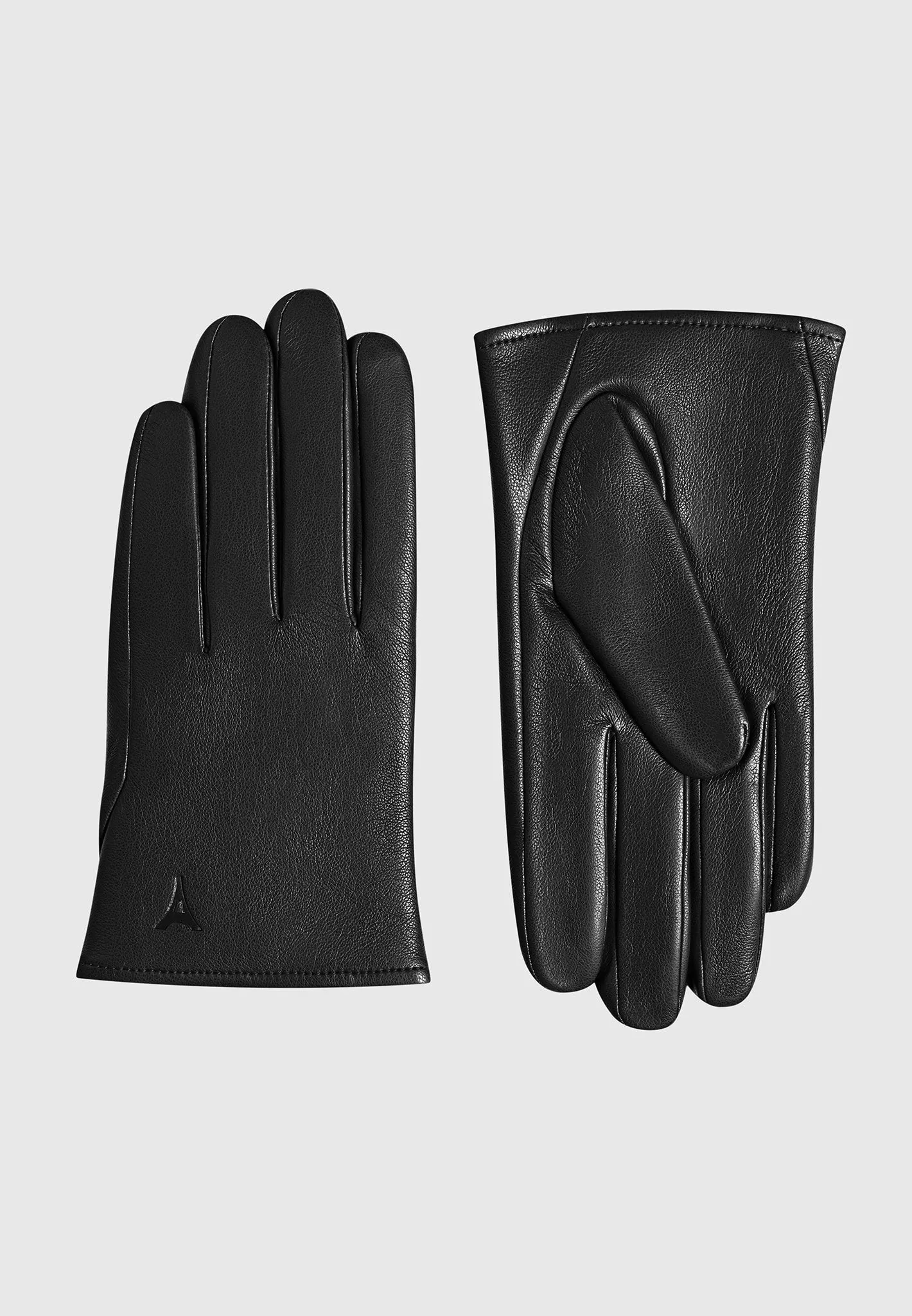 Leather Short Gloves - Black sold by Maniere De Voir
