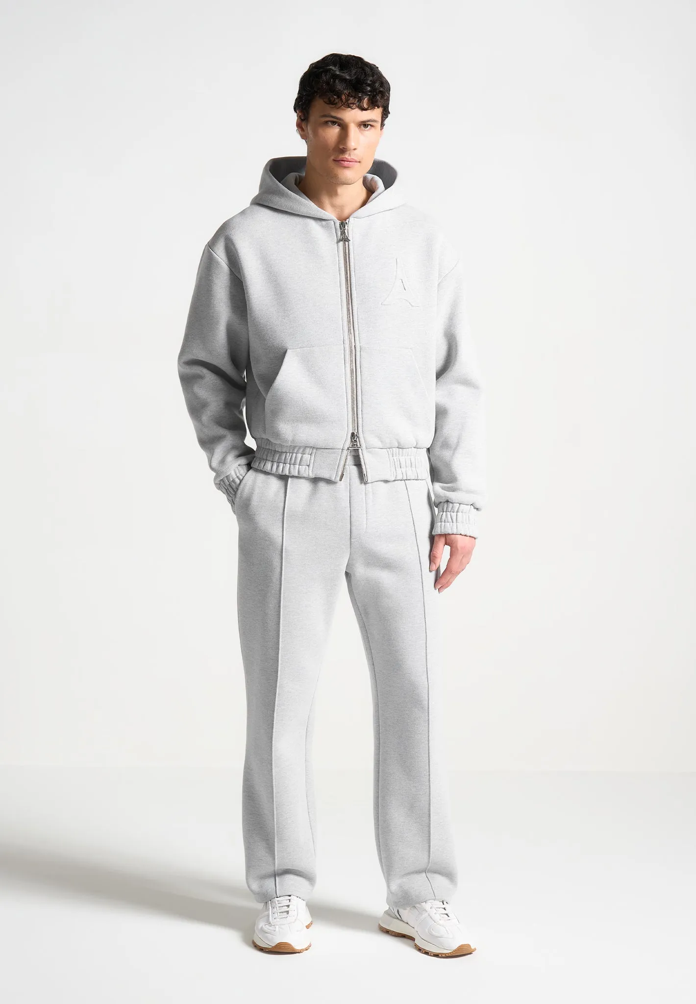 Isaac - Pintuck Joggers - Grey sold by Maniere De Voir