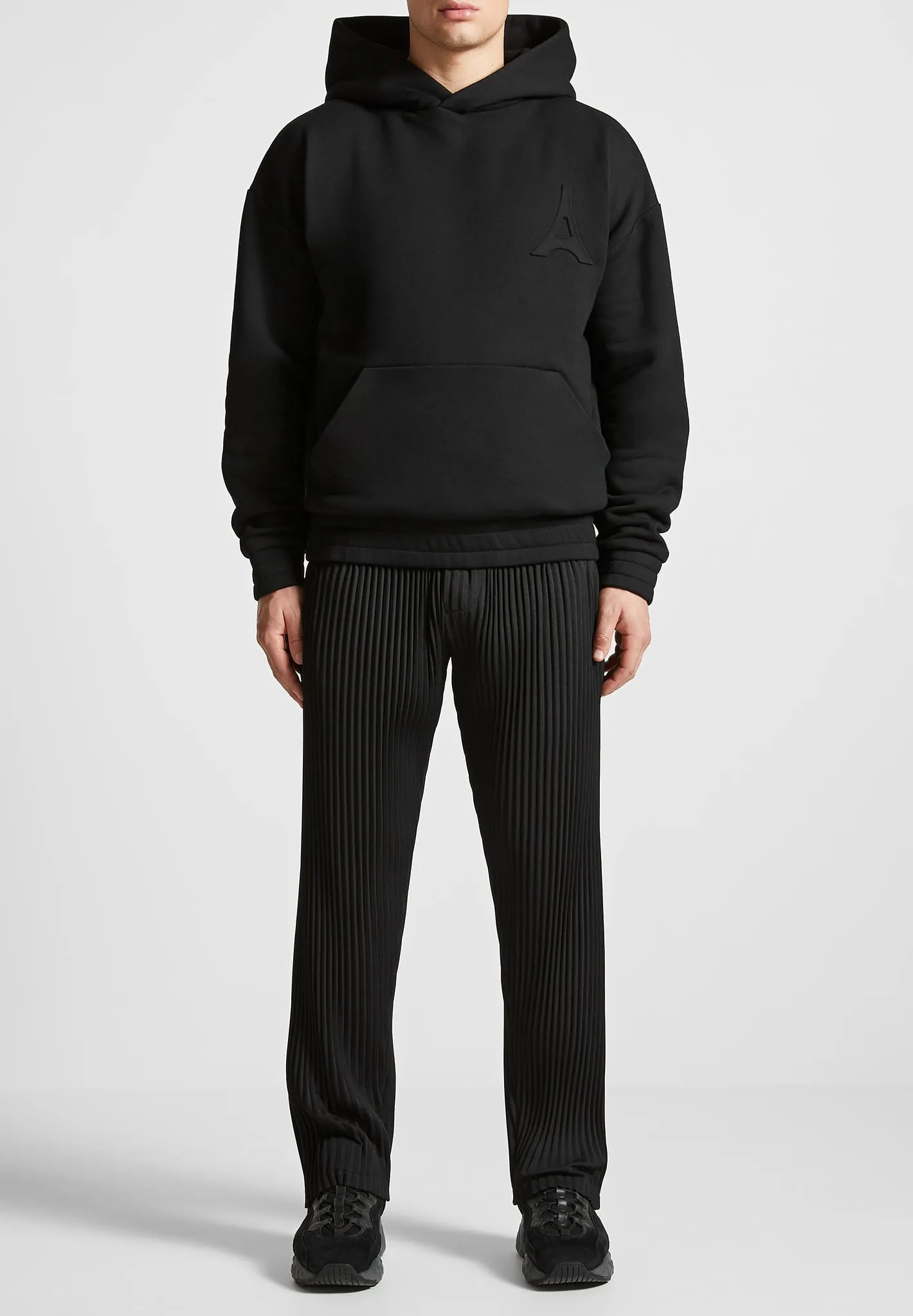 Victor - Eiffel Embossed Hoodie - Black sold by Maniere De Voir product image thumbnail 4