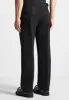 Tailored Wool Twill Trousers - Black sold by Maniere De Voir