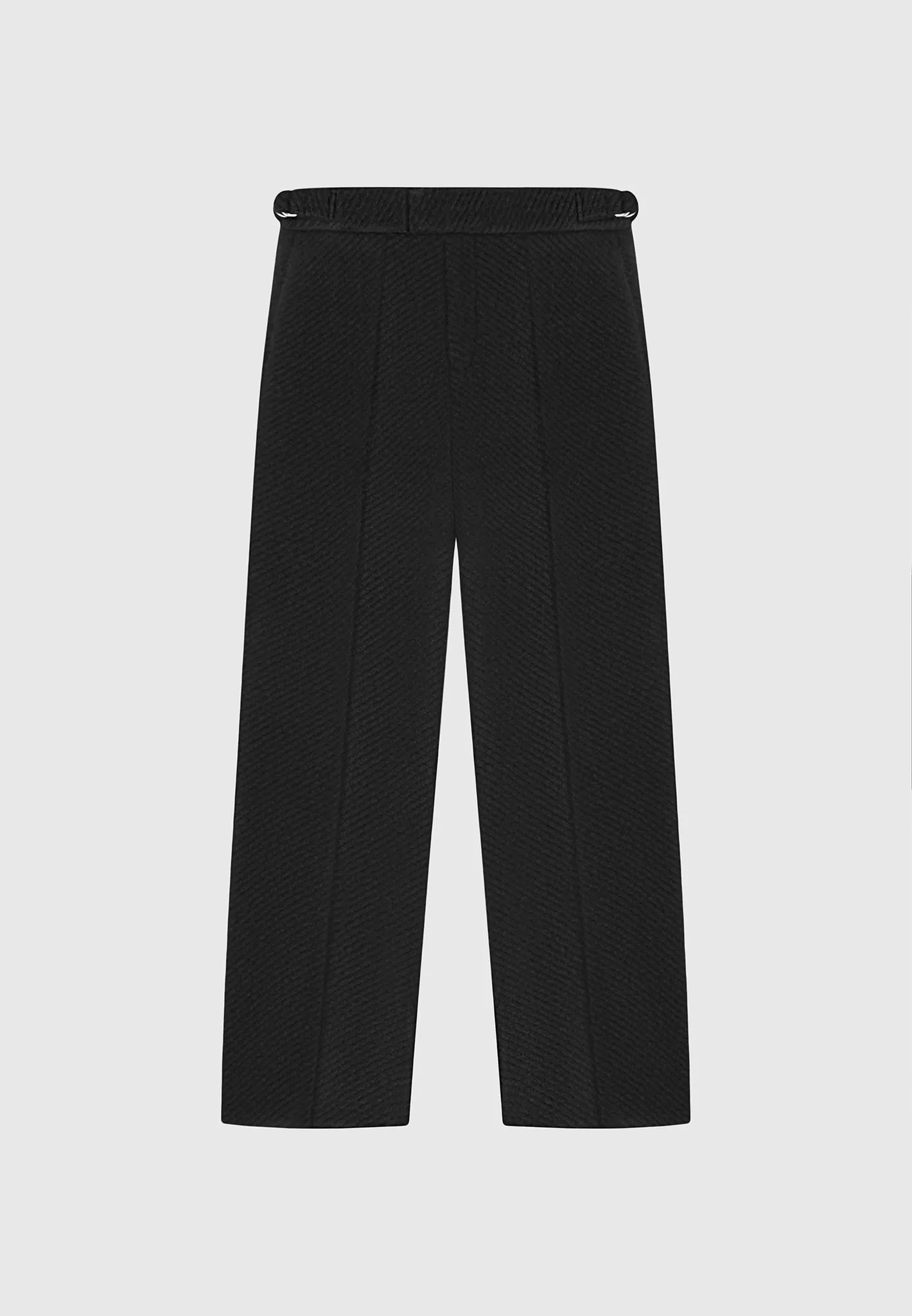 Tailored Wool Twill Trousers - Black sold by Maniere De Voir product image thumbnail 2