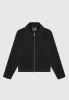 Boxy Wool Twill Jacket - Black sold by Maniere De Voir