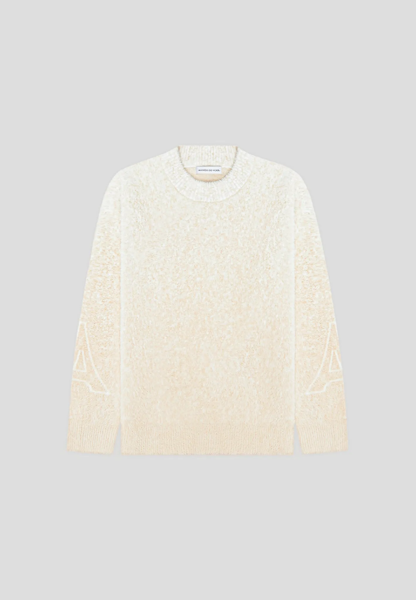 Eiffel Ombré Knit Jumper - White/Beige - Limited Edition sold by Maniere De Voir