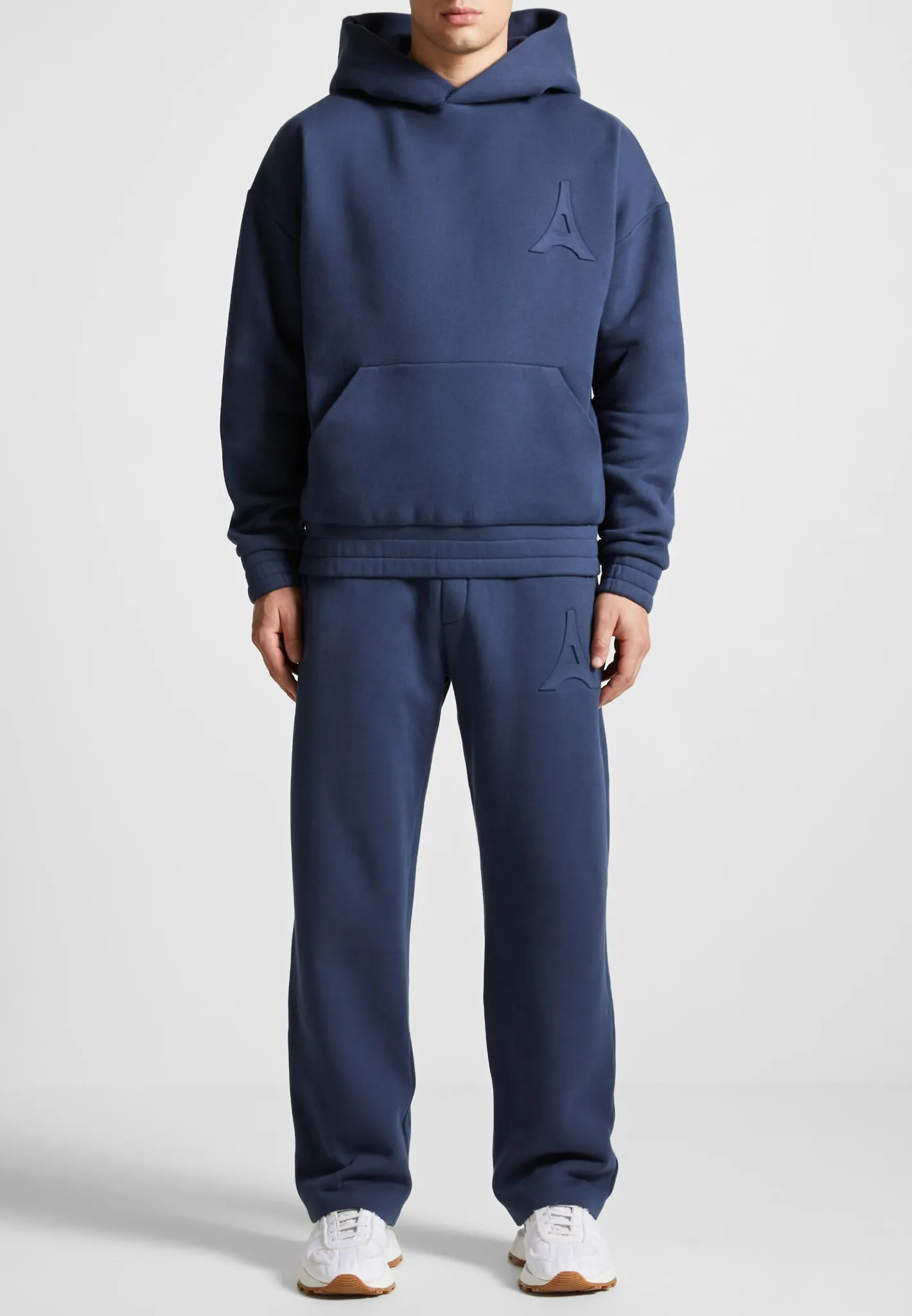 Cédric - Eiffel Embossed Joggers - Airforce Blue sold by Maniere De Voir product image thumbnail 3