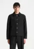 Benoit - Twill Pocket Cropped Shirt - Black sold by Maniere De Voir