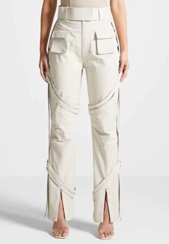 Carpenter Cargo Trousers - Beige sold by Maniere De Voir