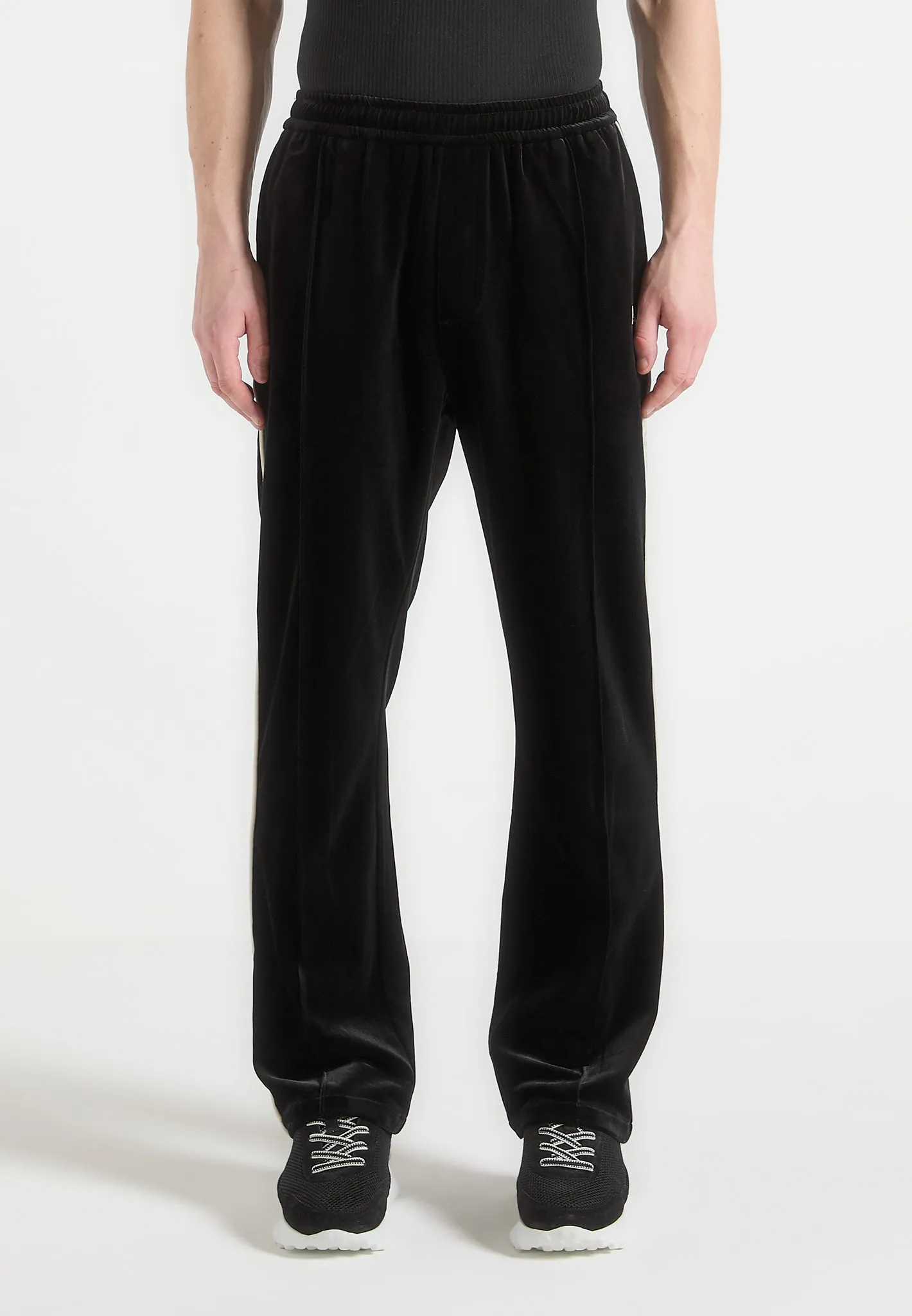 Eiffel Velour Track Pants - Black sold by Maniere De Voir product image thumbnail 3