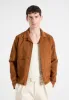 Michel - Suede Jacket with Revere Collar - Fawn sold by Maniere De Voir