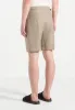 Bertrand - Twin Pleat Tailored Shorts - Beige sold by Maniere De Voir