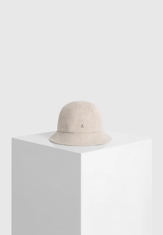 Vivien -  Signature Bucket Hat - Cream sold by Maniere De Voir