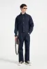 Damien - Denim Jacket with Back Pleat - Indigo sold by Maniere De Voir