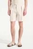 Marin - Twill Pleated Shorts - Cream sold by Maniere De Voir