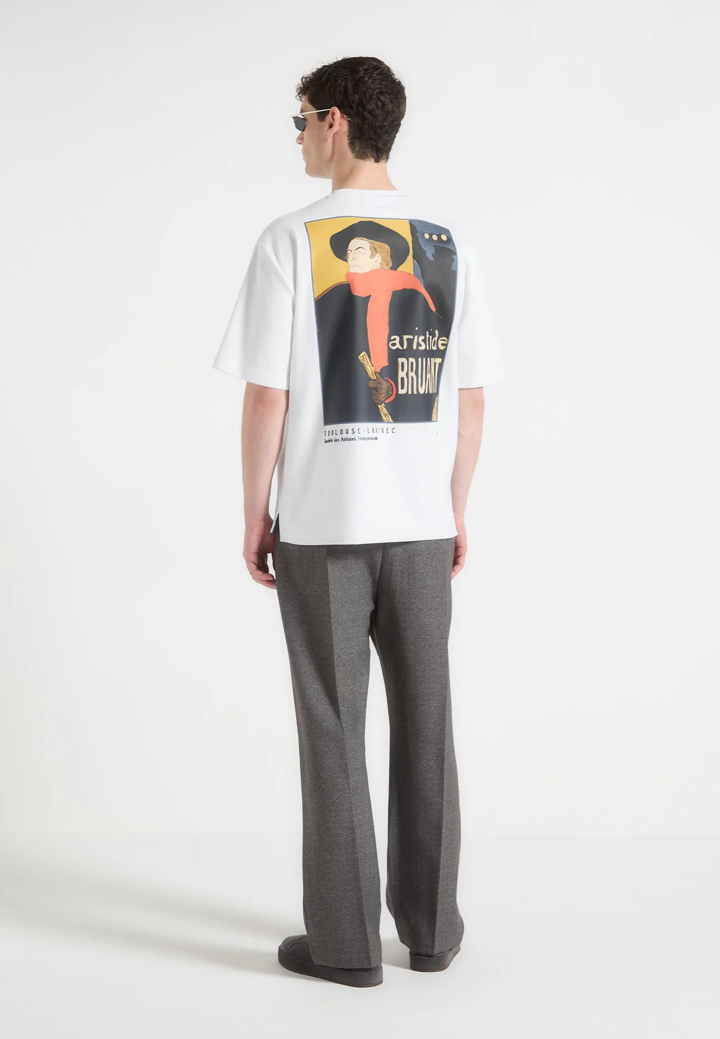 Art Nouveau - Cotton T-Shirt - White sold by Maniere De Voir