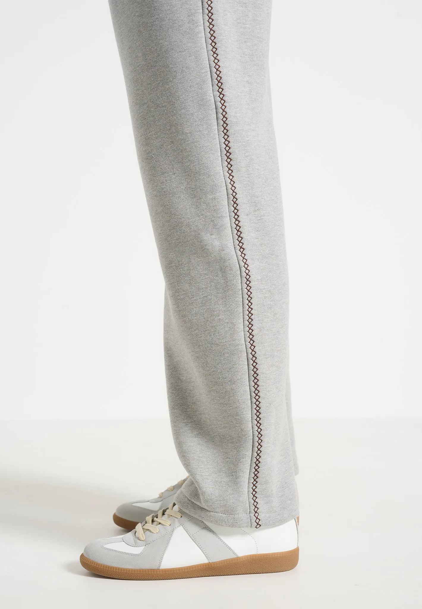 Marcel - Whipstitch Relaxed Jogger - Light Grey sold by Maniere De Voir product image thumbnail 2
