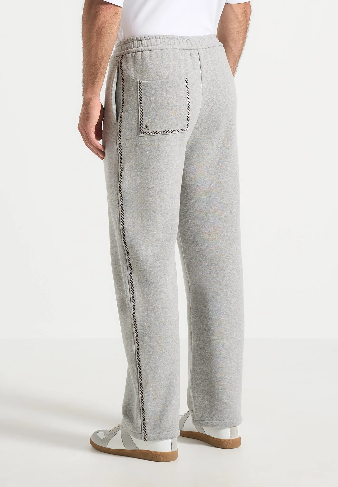 Marcel - Whipstitch Relaxed Jogger - Light Grey sold by Maniere De Voir product image thumbnail 5