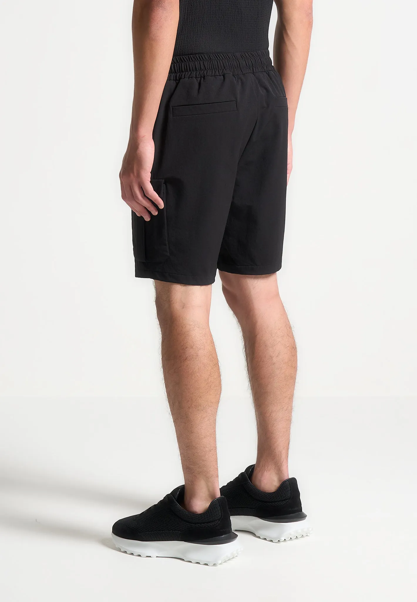 Technical Cargo Shorts - Black sold by Maniere De Voir product image thumbnail 5