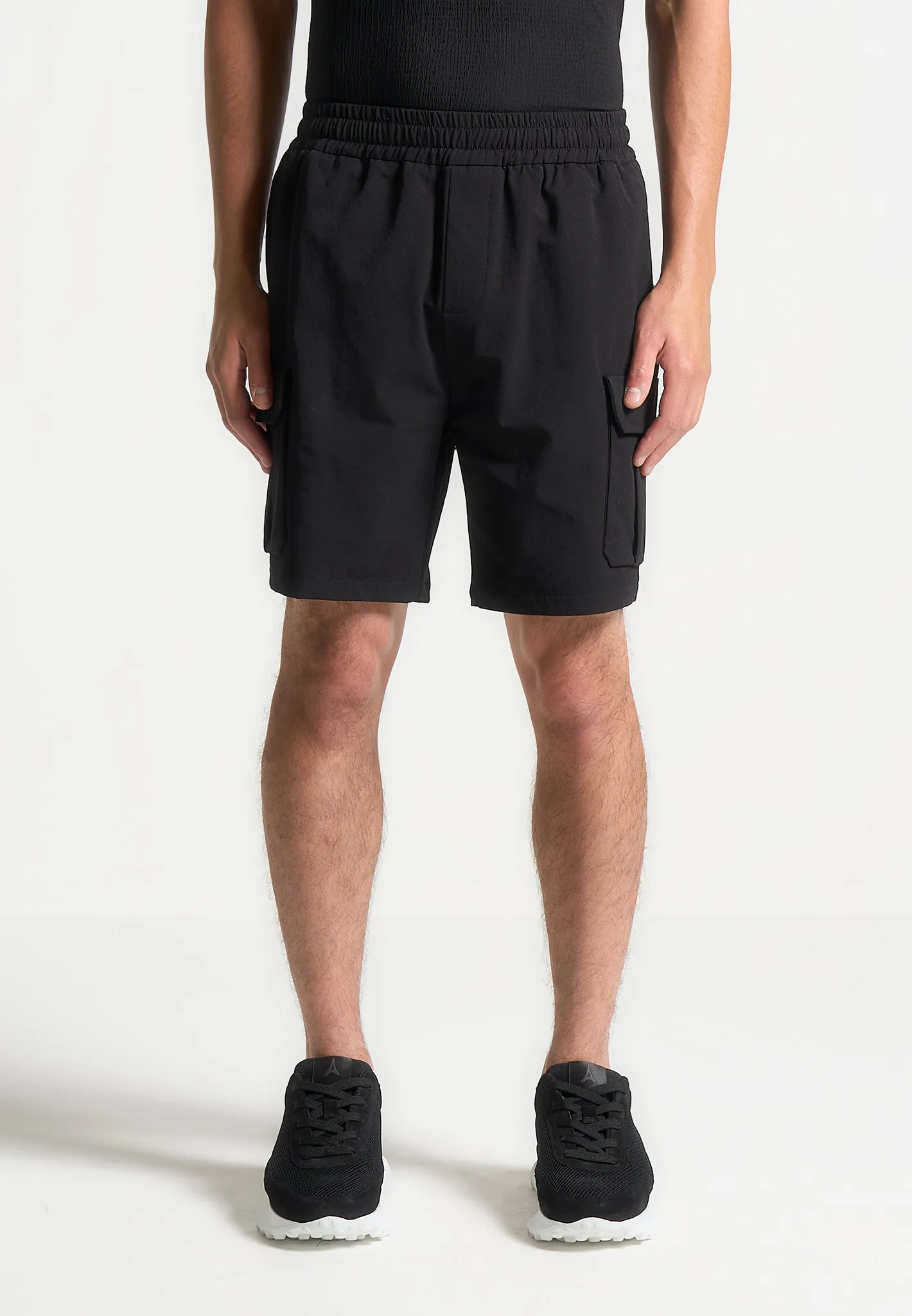 Technical Cargo Shorts - Black sold by Maniere De Voir product image thumbnail 4