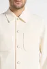 Benoit - Twill Pocket Cropped Shirt - Cream sold by Maniere De Voir