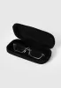 Sacha - Rectangular Frameless Sunglasses - Silver sold by Maniere De Voir