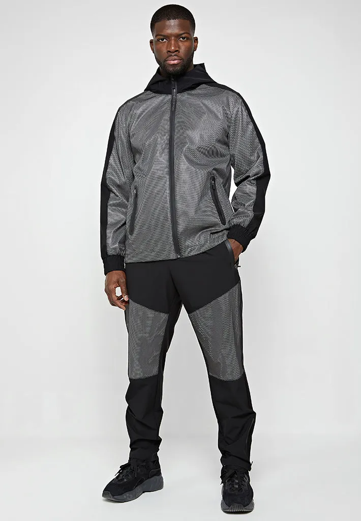 Reflective & Mesh Track Pants - Black sold by Maniere De Voir product image thumbnail 2