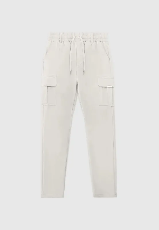 Technical Cargo Pants - Stone sold by Maniere De Voir