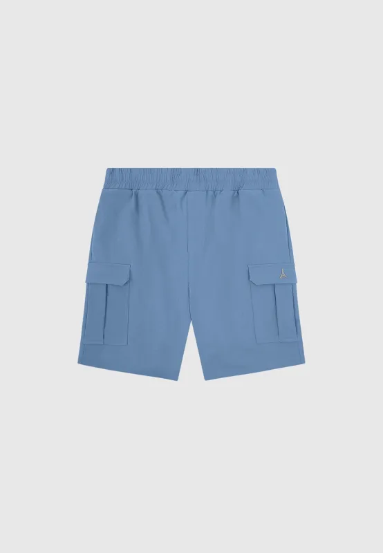 Technical Cargo Shorts - Blue made by Maniere De Voir