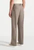 Pierre - Relaxed Fit Textured Pleated Tailored Trousers - Taupe sold by Maniere De Voir