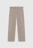 Pierre - Relaxed Fit Textured Pleated Tailored Trousers - Taupe sold by Maniere De Voir