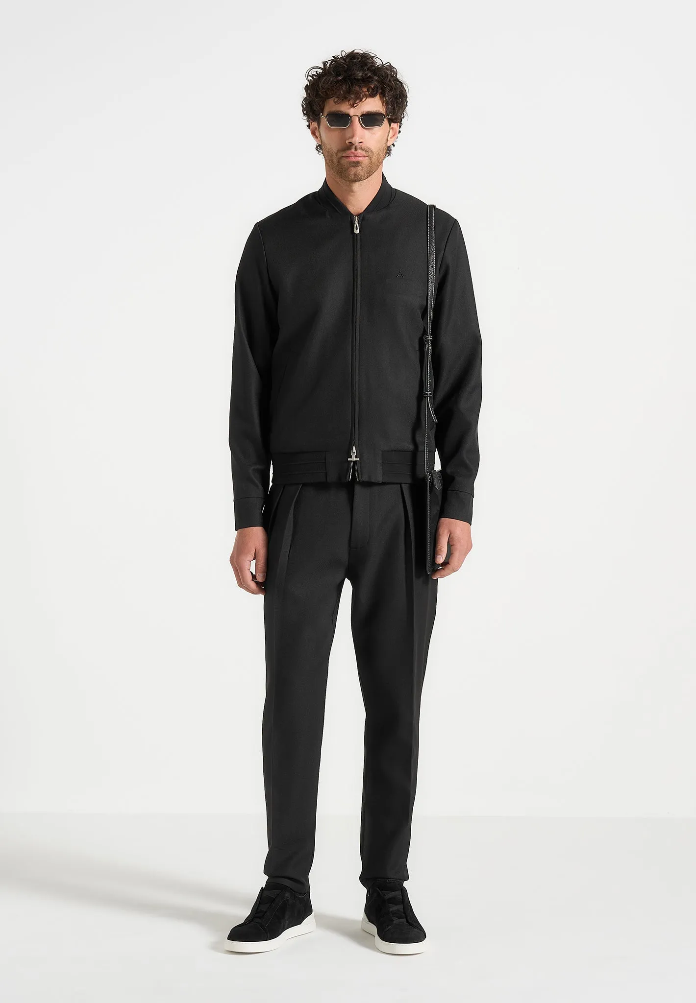 Sami - Tailored Bomber Jacket - Black sold by Maniere De Voir