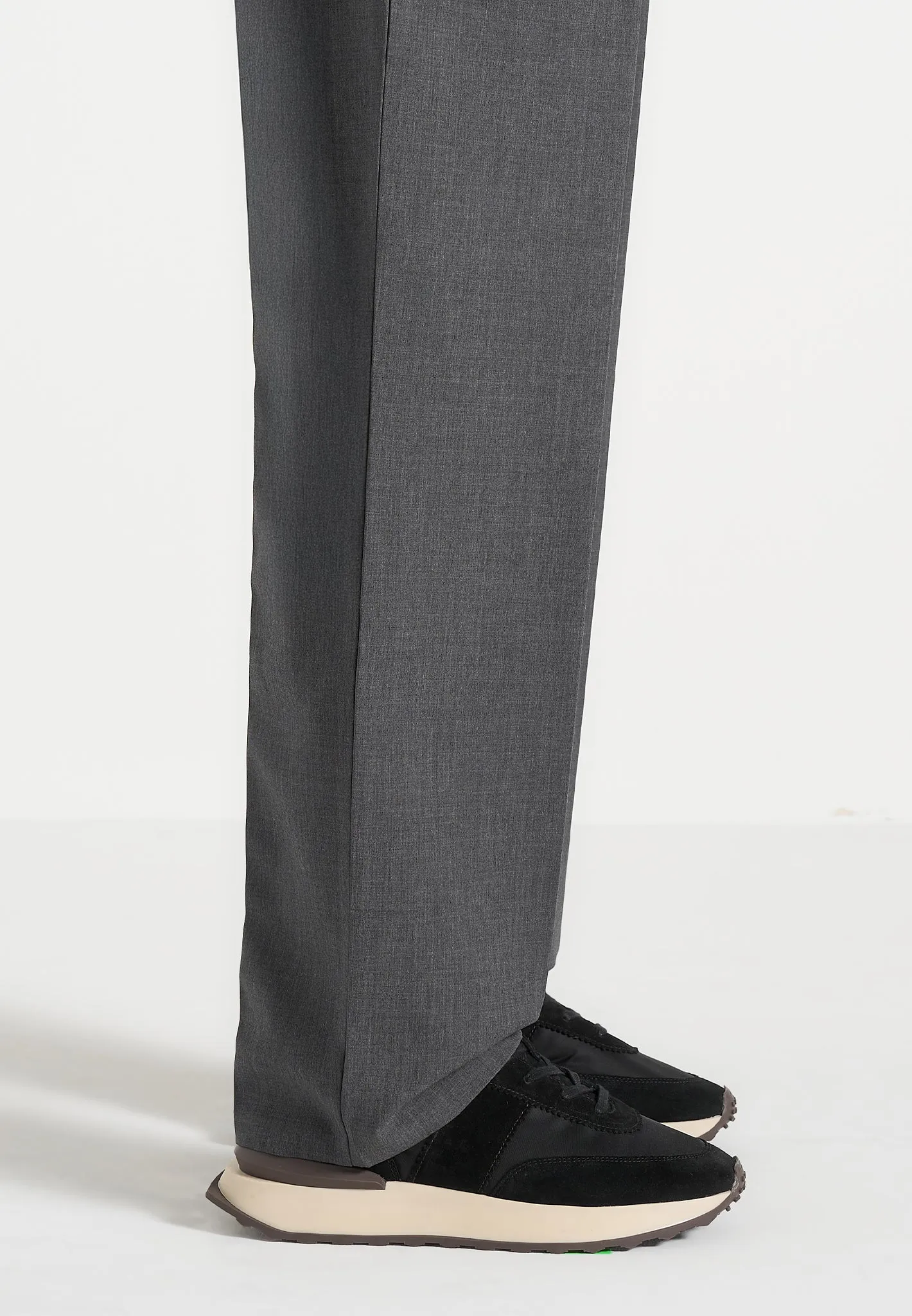Monaco - Suede and Nylon Runner - Black sold by Maniere De Voir product image thumbnail 3