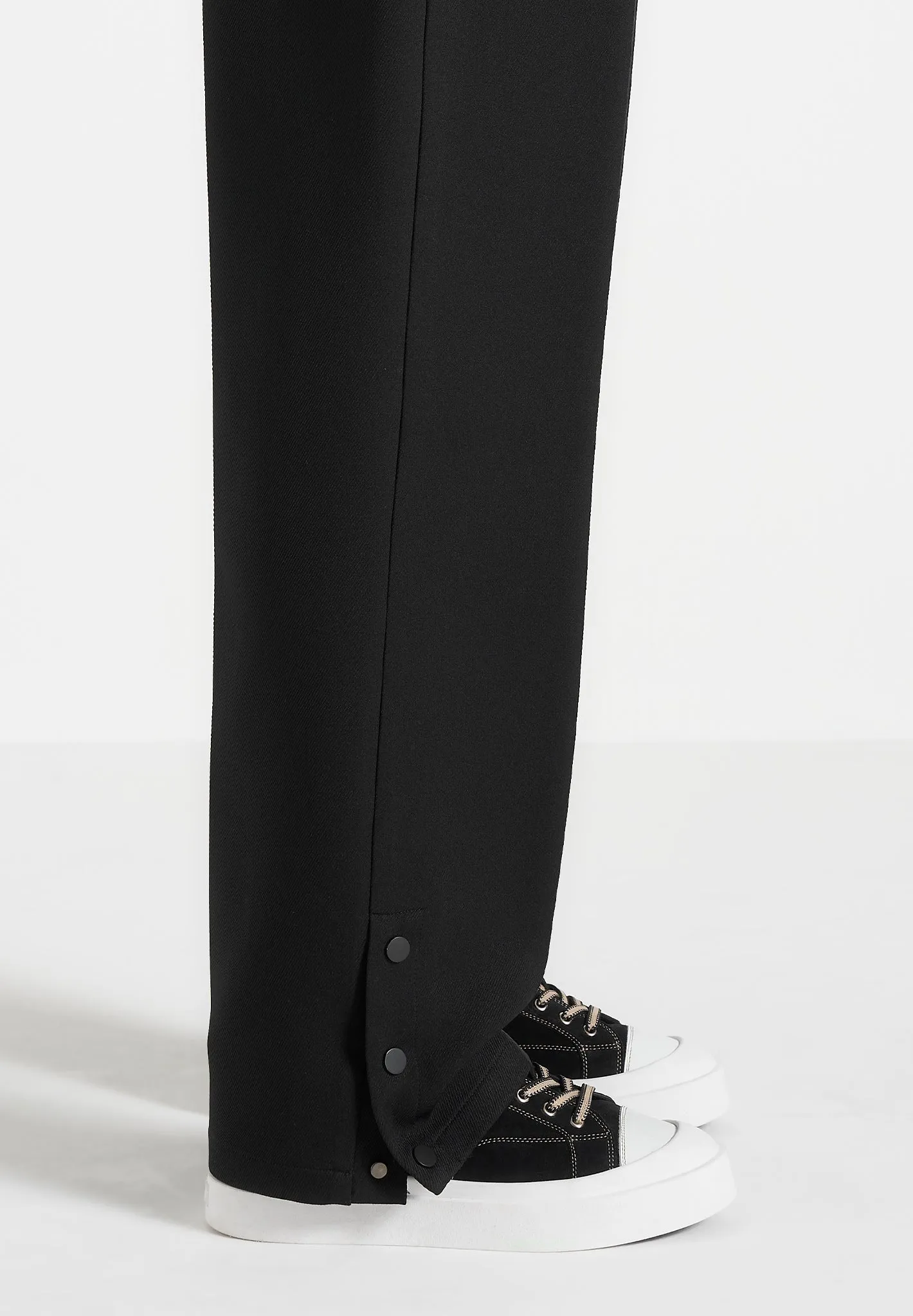 Vienna - Suede Contrast Stitch Sneaker - Black sold by Maniere De Voir product image thumbnail 3