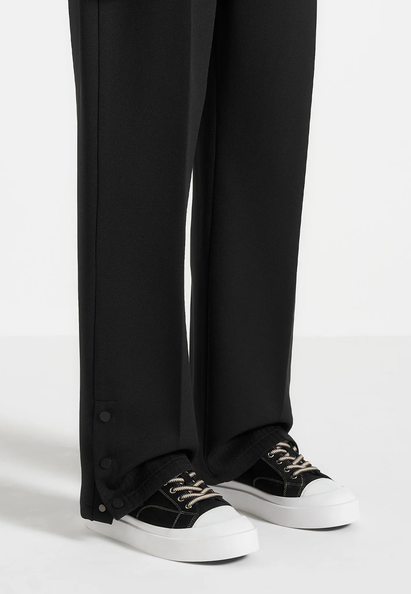 Vienna - Suede Contrast Stitch Sneaker - Black sold by Maniere De Voir product image thumbnail 2