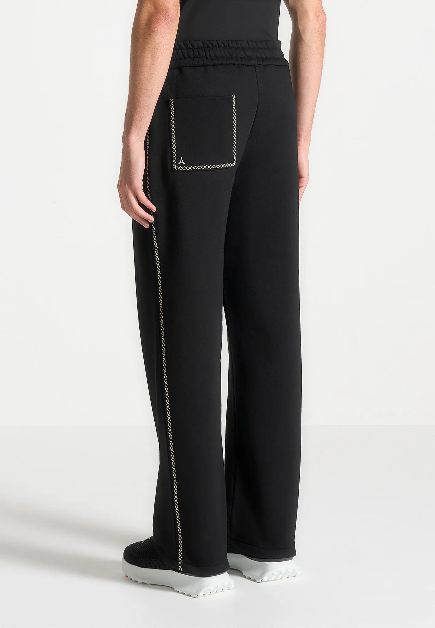Marcel - Whipstitch Regular Jogger - Black sold by Maniere De Voir