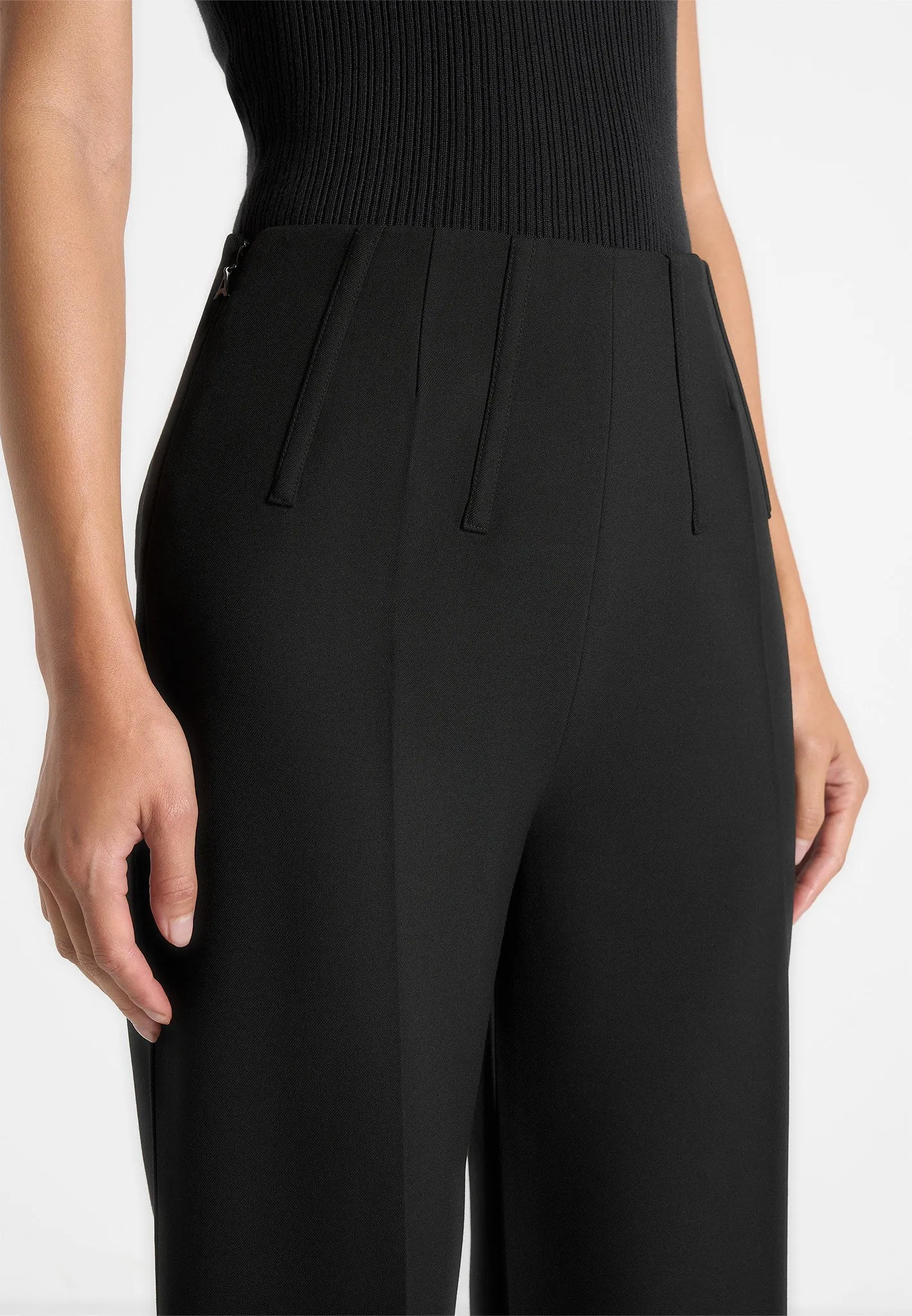 Rafaela - Corset Waist Tailored Trousers - Black sold by Maniere De Voir product image thumbnail 3
