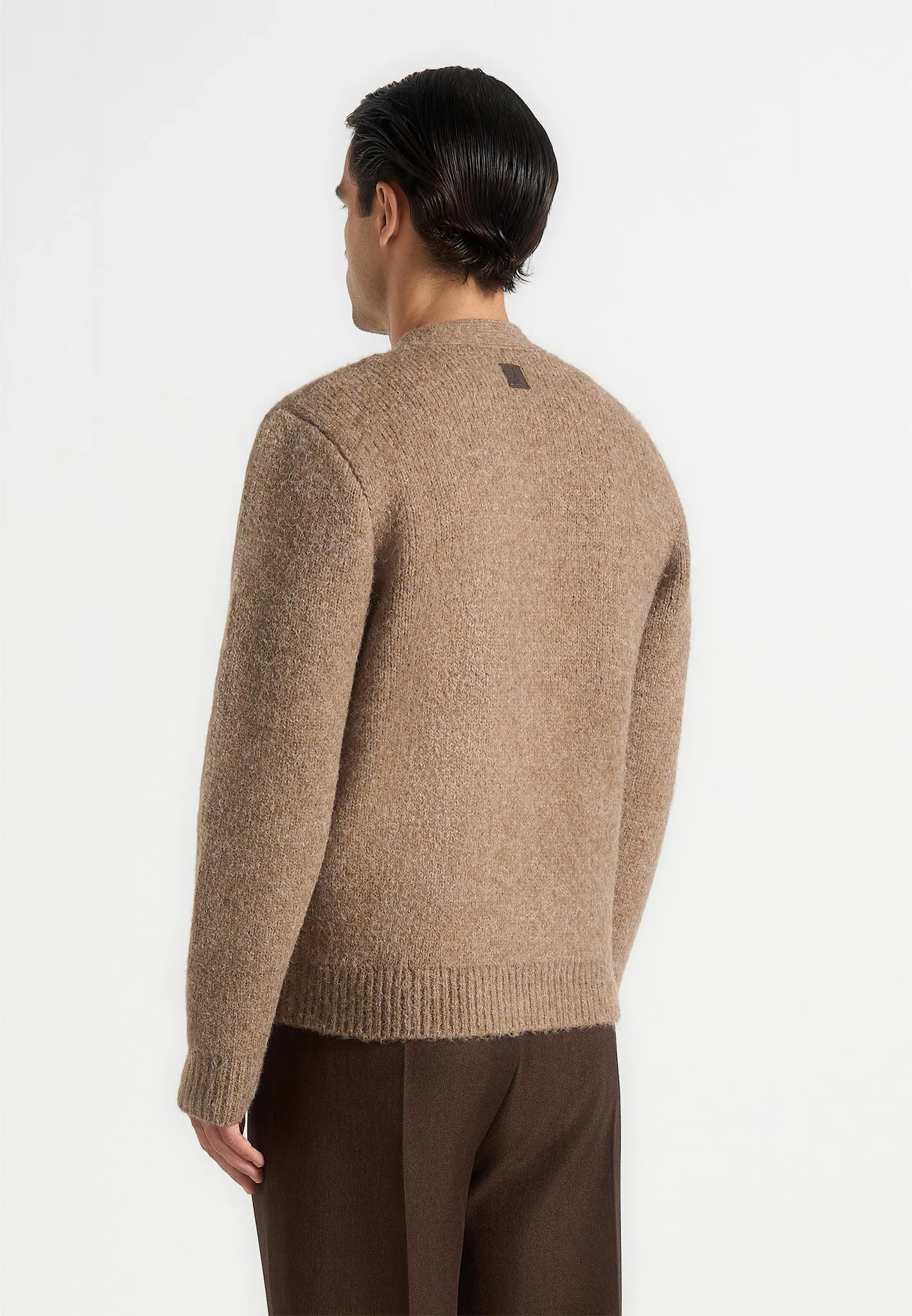 Aldo - Wool Knit Cardigan - Taupe sold by Maniere De Voir product image thumbnail 5