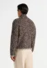 Darel - Speckled Knit Bomber Jacket - Brown sold by Maniere De Voir